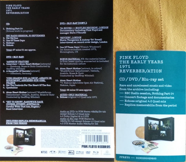 Pink Floyd - The Early Years 1971 Reverber/ation