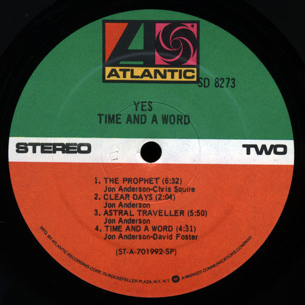 Yes - Time And A Word