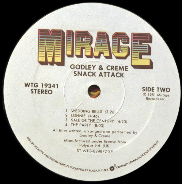 Godley & Creme - Snack Attack