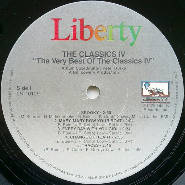 The Classics IV - The Very Best Of The Classics IV