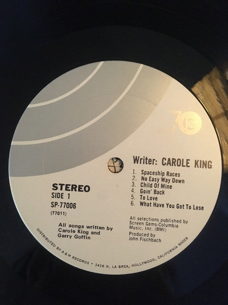 Carole King - Writer: Carole King