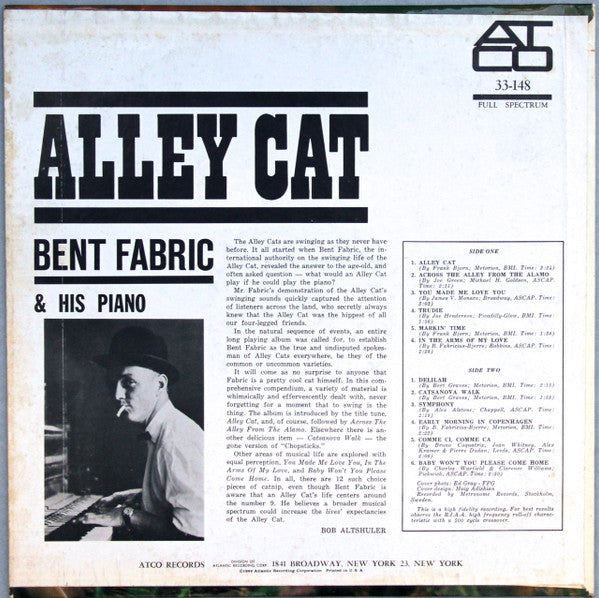 Bent Fabric - Alley Cat