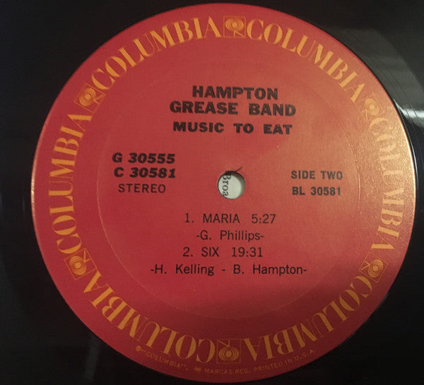 Hampton Grease Band - Music To Eat