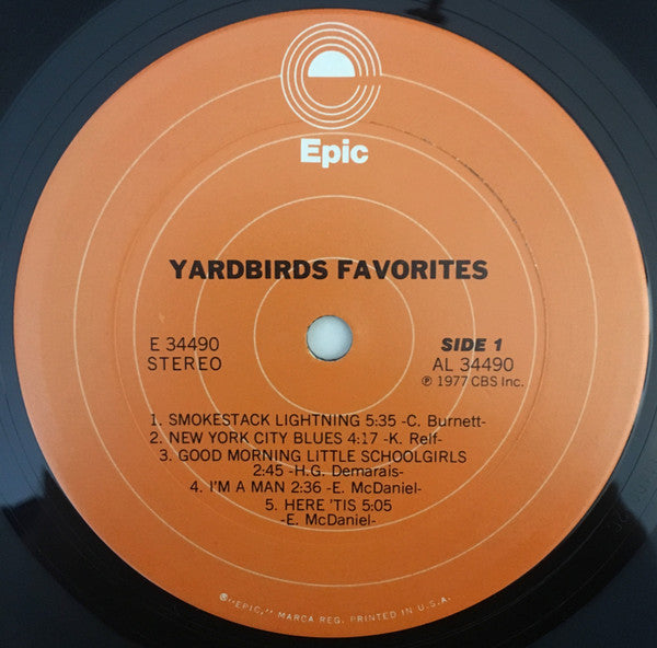 The Yardbirds - Favorites