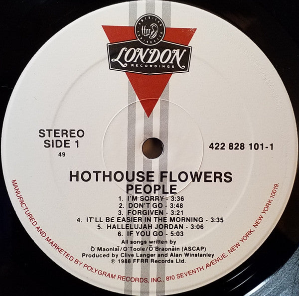 Hothouse Flowers - People