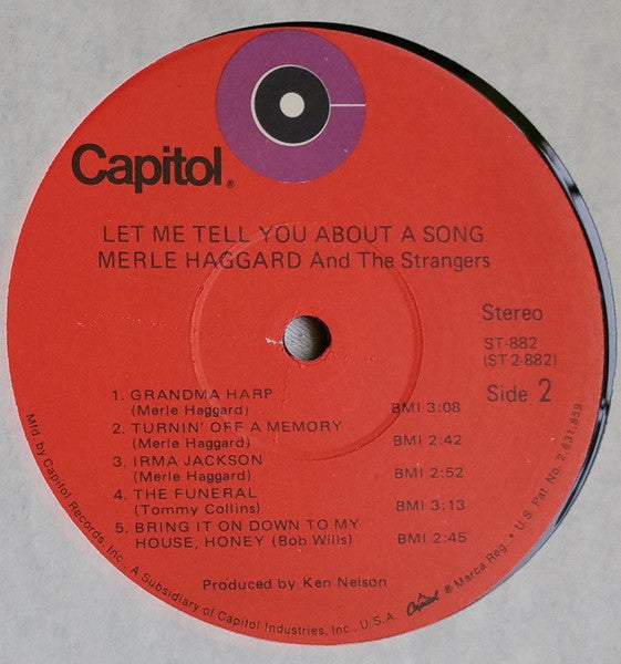 Merle Haggard - Let Me Tell You About A Song