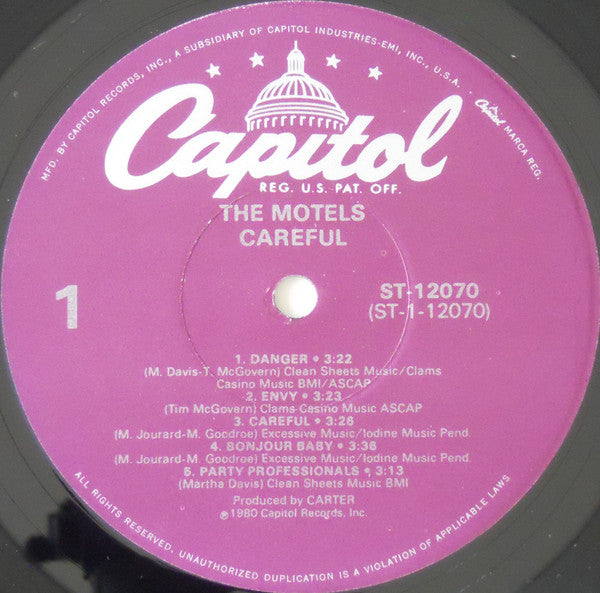 The Motels - Careful