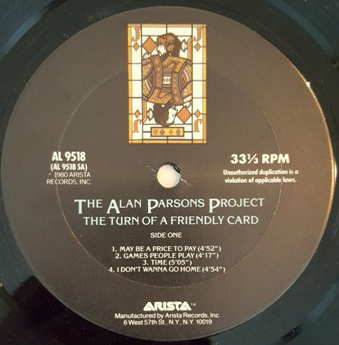 The Alan Parsons Project - The Turn Of A Friendly Card