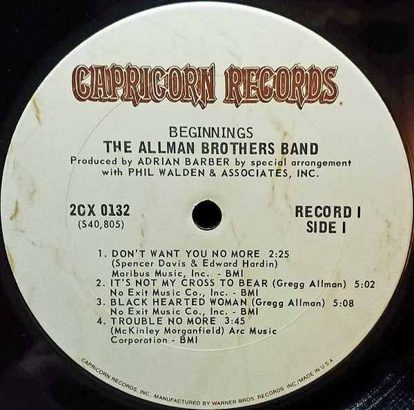 The Allman Brothers Band - Beginnings