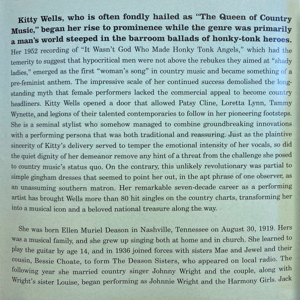 Kitty Wells - The Best Of Kitty Wells