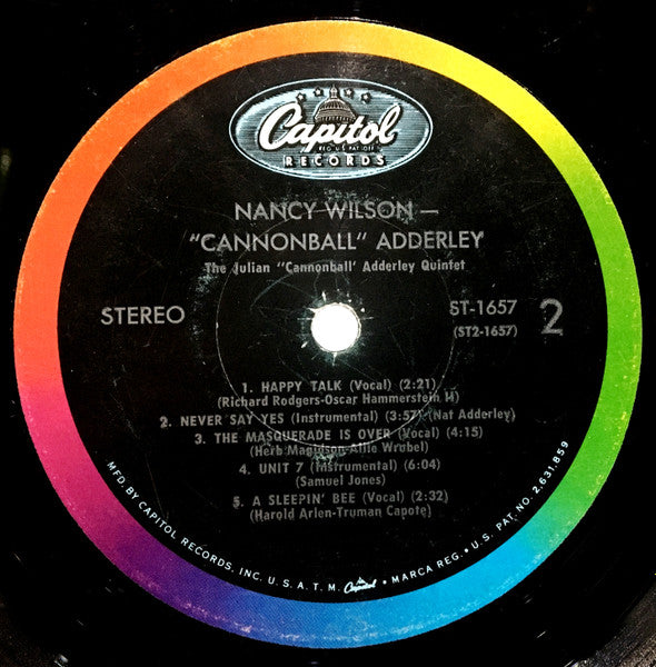 Nancy Wilson - Nancy Wilson / Cannonball Adderley