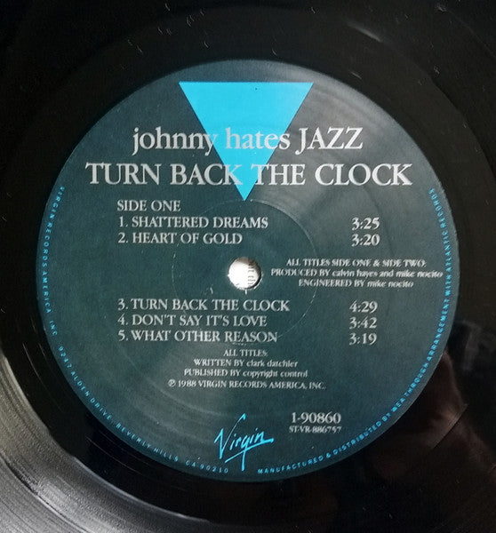 Johnny Hates Jazz - Turn Back The Clock