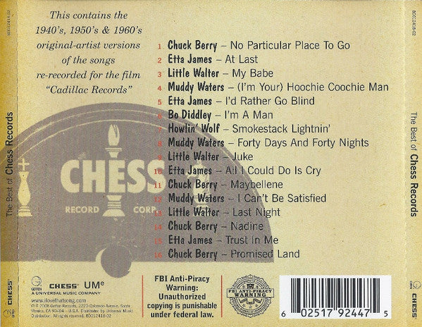 Various - The Best Of Chess Records