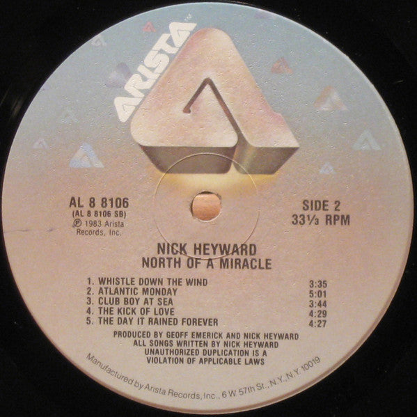 Nick Heyward - North Of A Miracle