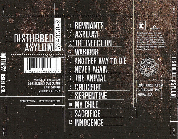 Disturbed - Asylum