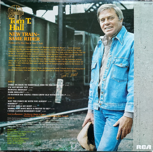 Tom T. Hall - New Train Same Rider