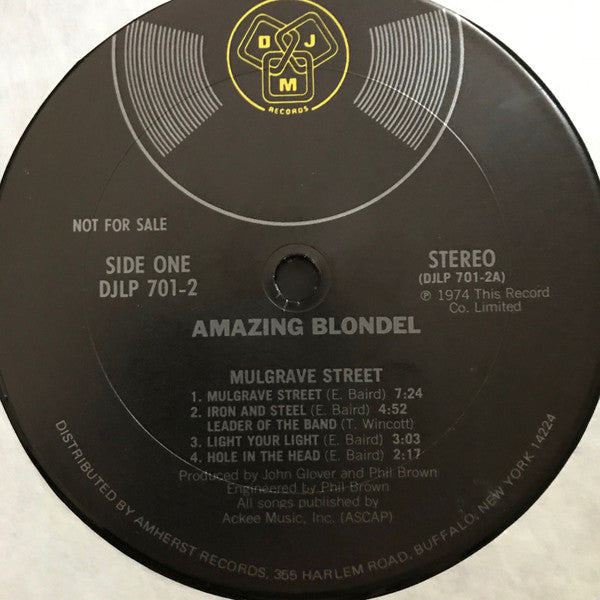 Amazing Blondel - Mulgrave Street / Inspiration