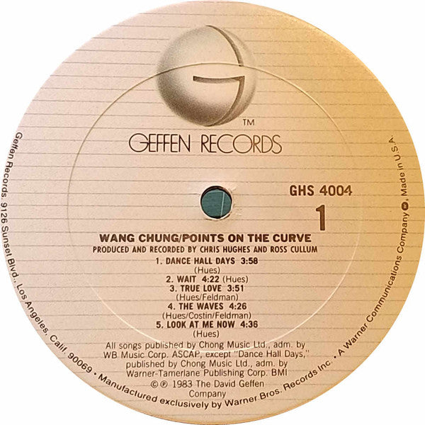 Wang Chung - Points On The Curve