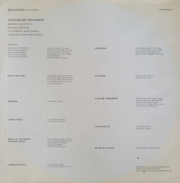 Boz Scaggs - Silk Degrees