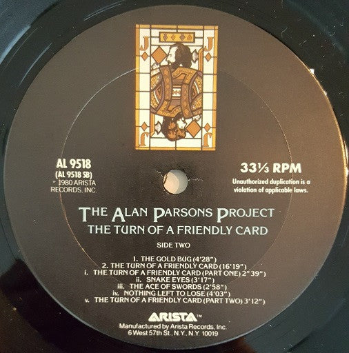 The Alan Parsons Project - The Turn Of A Friendly Card