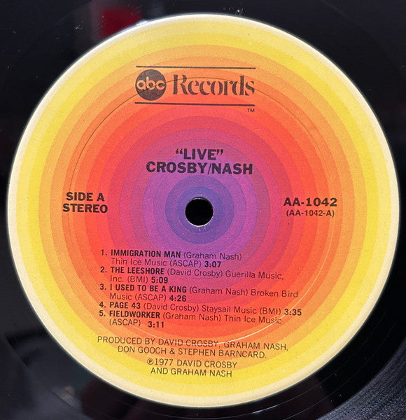 Crosby & Nash - Live