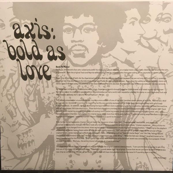 The Jimi Hendrix Experience - Axis: Bold As Love