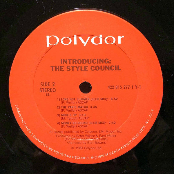 The Style Council - Introducing: The Style Council