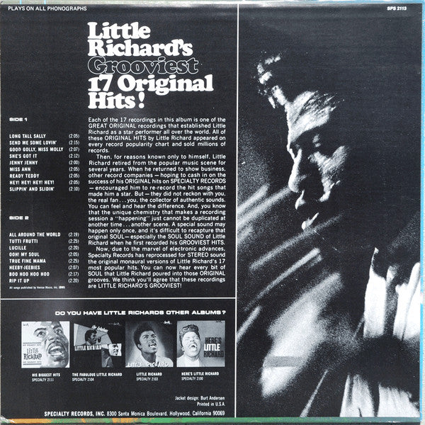 Little Richard - Little Richard's Grooviest 17 Original Hits!
