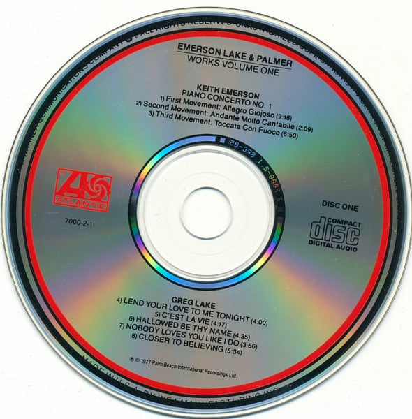 Emerson, Lake & Palmer - Works (Volume 1)