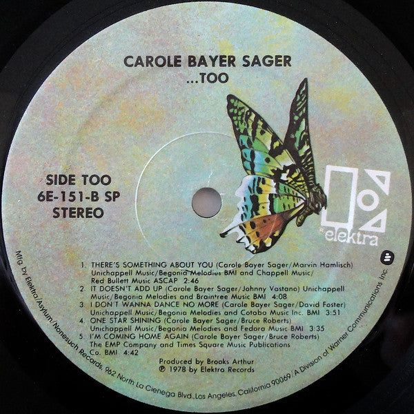 Carole Bayer Sager - ...Too