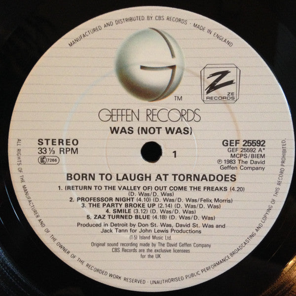 Was (Not Was) - Born To Laugh At Tornadoes