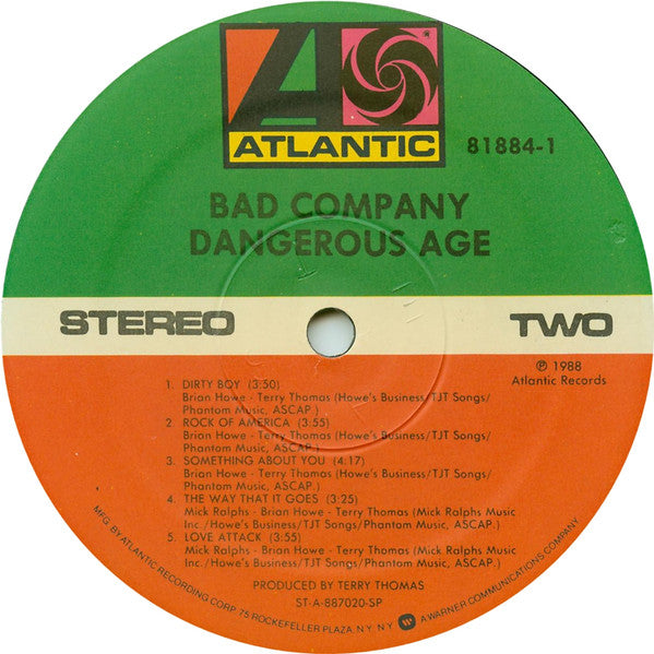 Bad Company (3) - Dangerous Age