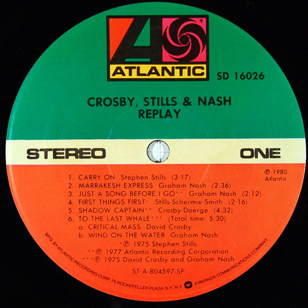 Crosby, Stills & Nash - Replay