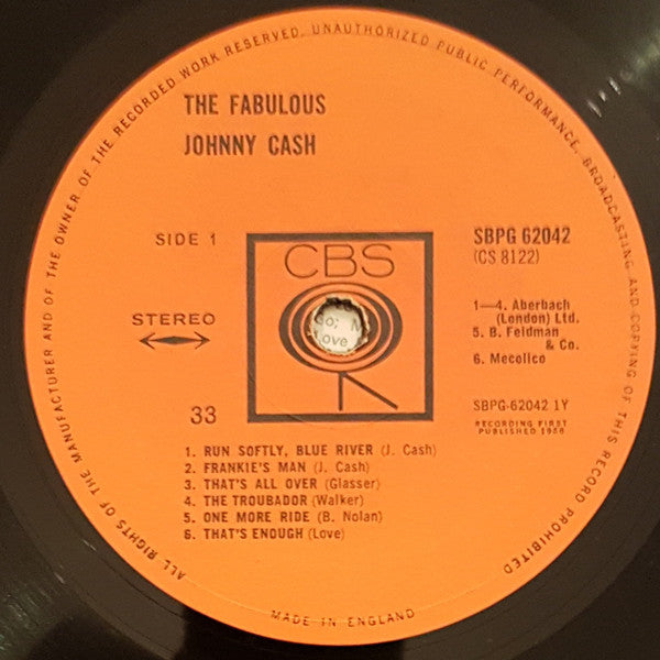 Johnny Cash - The Fabulous Johnny Cash