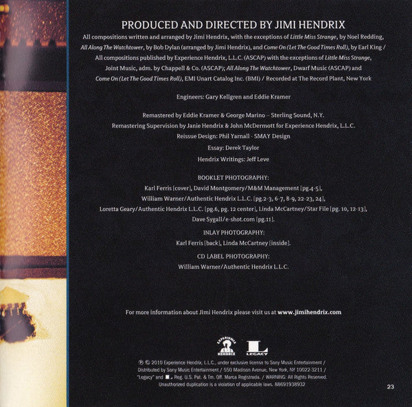 The Jimi Hendrix Experience - Electric Ladyland