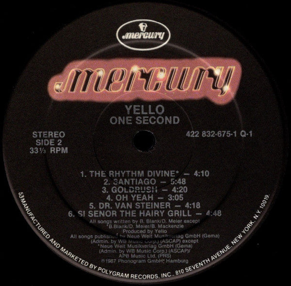 Yello - One Second
