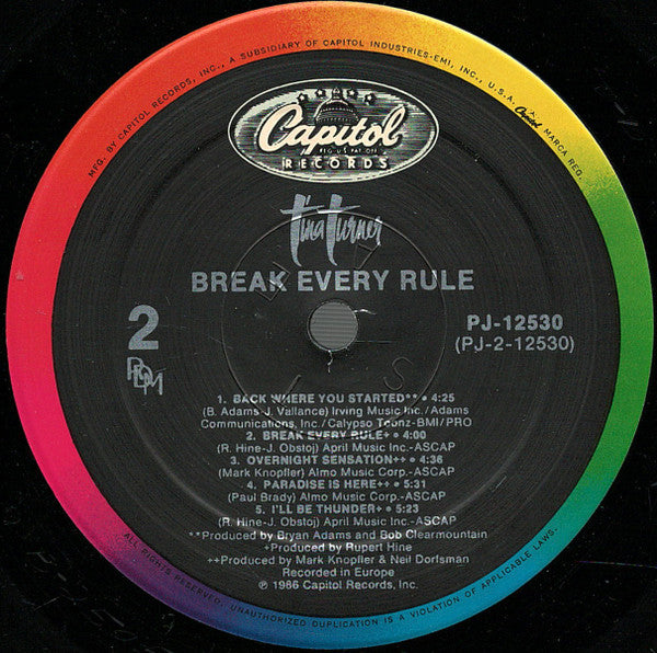 Tina Turner - Break Every Rule