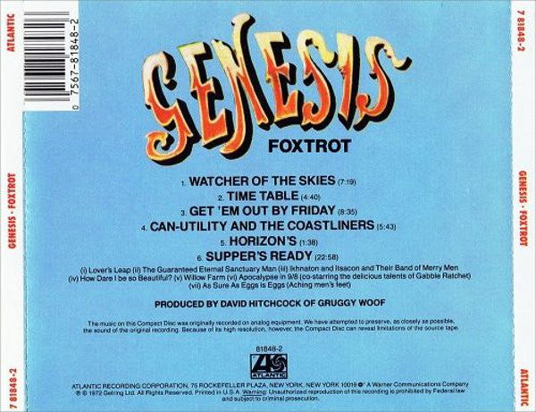 Genesis - Foxtrot