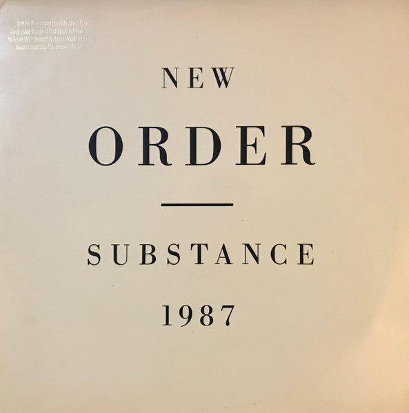 New Order - Substance