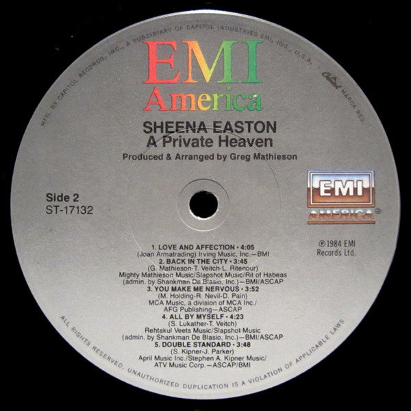 Sheena Easton - A Private Heaven