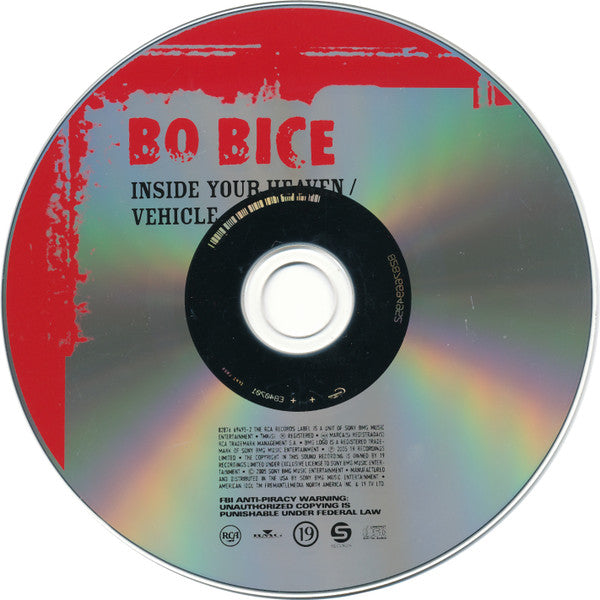 Bo Bice - Inside Your Heaven / Vehicle