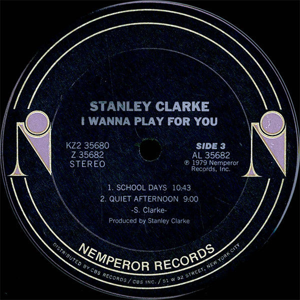 Stanley Clarke - I Wanna Play For You