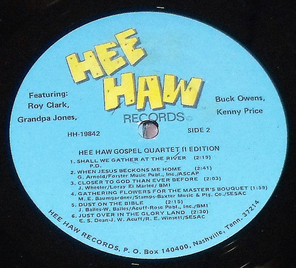 The Hee Haw Gospel Quartet - 2nd Edition