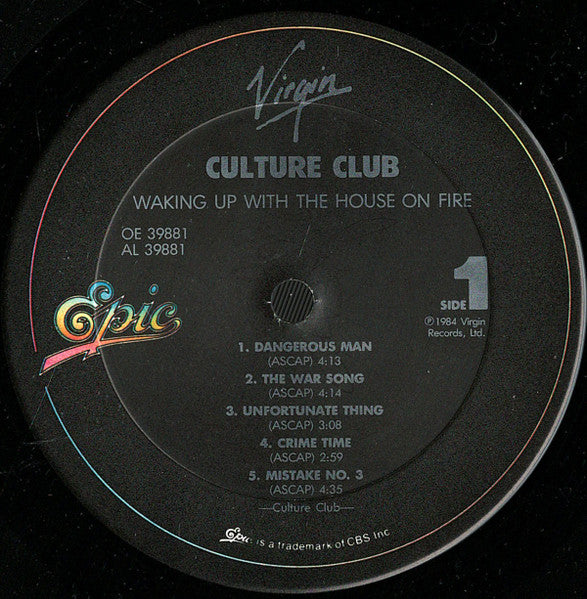 Culture Club - Waking Up With The House On Fire