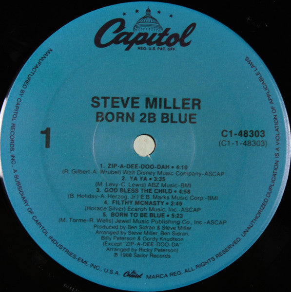 Steve Miller - Born 2B Blue