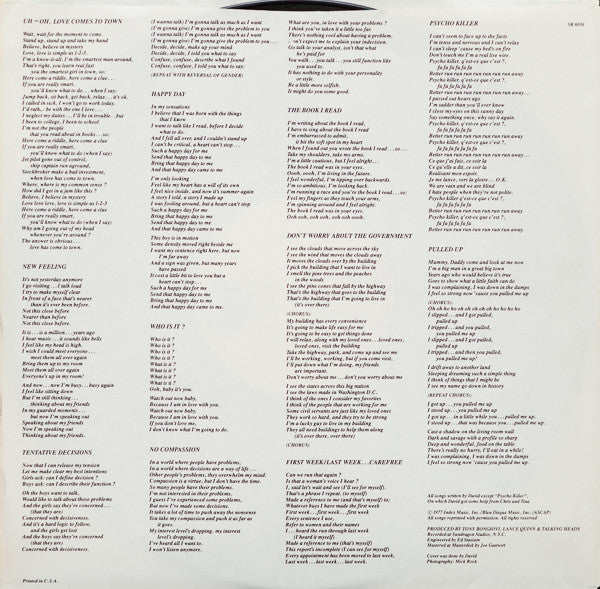 Talking Heads - Talking Heads: 77