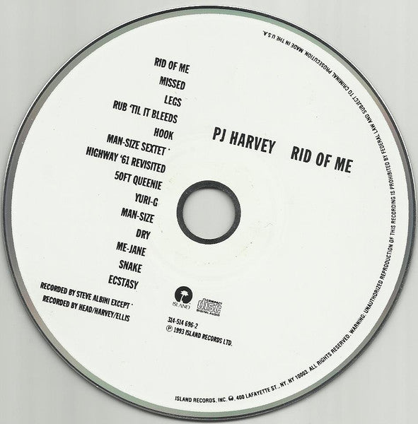 PJ Harvey - Rid Of Me