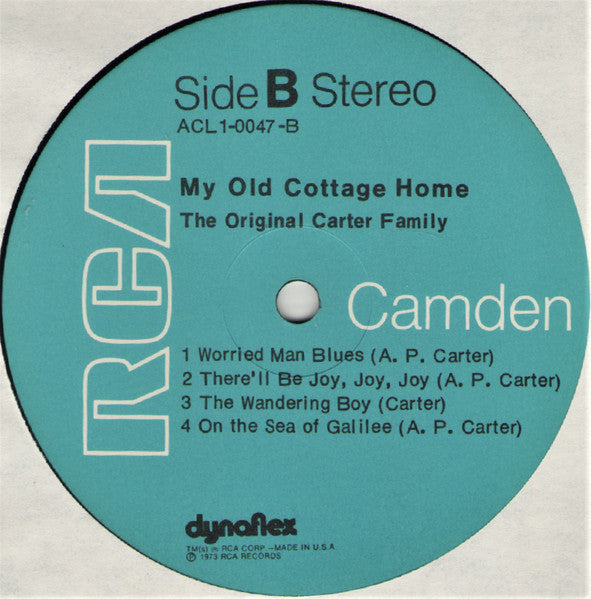 The Carter Family - My Old Cottage Home