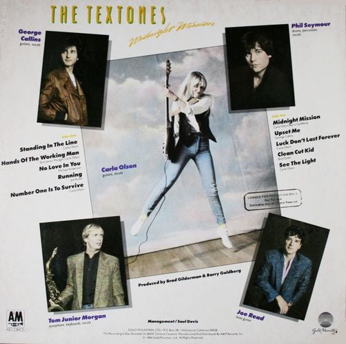 The Textones - Midnight Mission