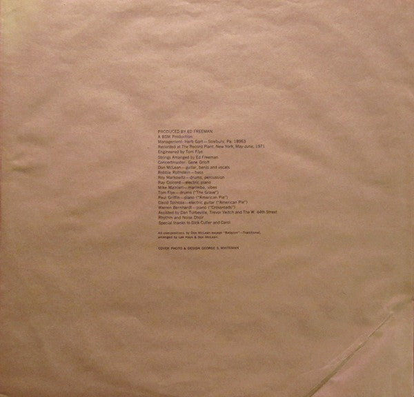 Don McLean - American Pie
